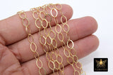 14 K Gold Large Cable Oval Chain, Genuine 14 20 Gold Filled Unfinished Thick Drawn Oval Chains