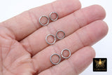 Stainless Steel Silver Jump Rings, 9 mm or 10 mm Strong Rings #2374, Open Rings
