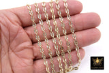 14 K Gold Fill Starburst Sequin Unfinished Chain